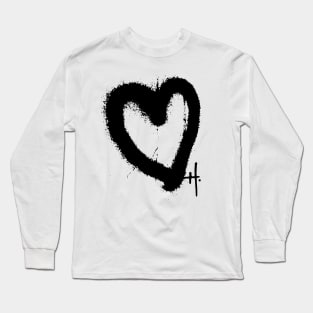 Hydrus Graffiti Heart Long Sleeve T-Shirt